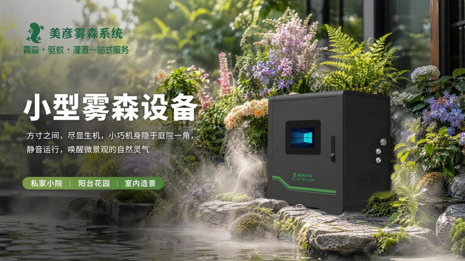 广东花园庭院驱蚊系统